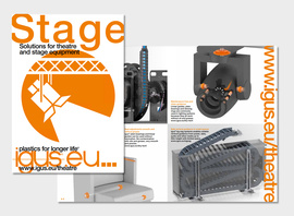 Brochura de equipamentos para palcos