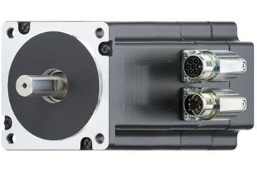 Motor de passo drylin® E com conector, encoder e travão, NEMA 34