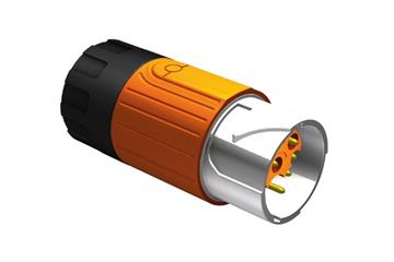 Conectores de potência para acoplamento série 915