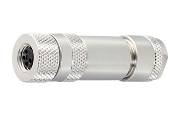 Conetor fêmea Binder M8, 4.0-5.5 mm, com malha, ligação roscada, IP67, certificação UL