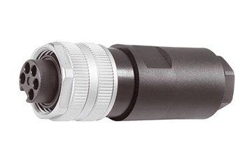 Conetor fêmea Binder 7/8", 8.0-10.0 mm, sem malha, ligação roscada, IP67, certificação UL, VDE