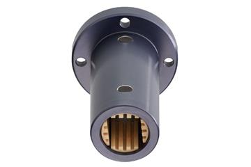 Chumaceira linear com flange redonda drylin® Q, versão tandem