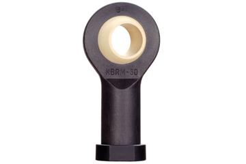 Terminal de rótula com rosca fêmea igubal® KBRM, calota esférica em iglidur® W300, dimensões métricas