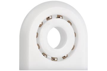 Chumaceira com rolamento de esferas xiros® ESTM, possível substituição 1:1, esferas em aço inoxidável, dimensões métricas