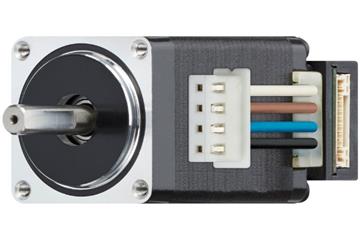 Motor de passo drylin® E com fios entrançados e encoder, NEMA 11