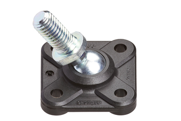 Chumaceira esférica de encaixe com flange e pino esférico macho igubal® GFSM-AG