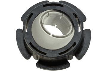 Chumaceira esférica de encaixe rápido igubal® EGFM-T J4V com compensação de tolerâncias