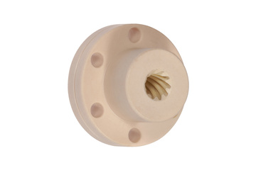 Porca dryspin® com flange, rosca de passo rápido, J350FRM