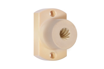 Porca dryspin® com flange, facetada, rosca de passo rápido, JFLM