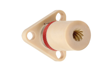 Porca drylin® com flange, rosca de passo rápido dryspin®, sem folga, JFRM