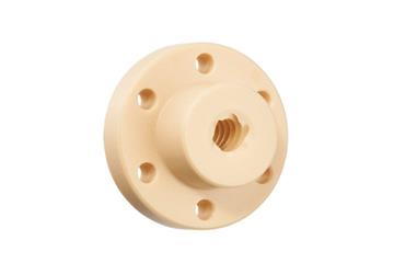 Porca de rosca de passo rápido drylin® com flange, JFLM