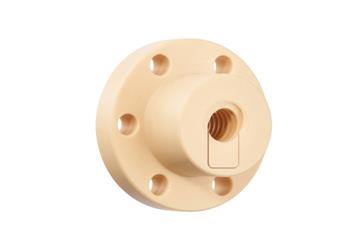 Porca trapezoidal drylin® com flange, sem folga, JFLM