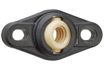 Porca esférica trapezoidal drylin® com flange, EFOM