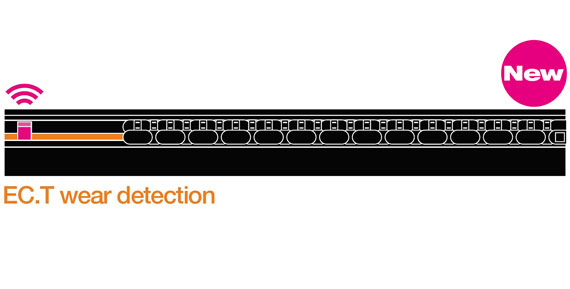 Sensor for glide bar wear