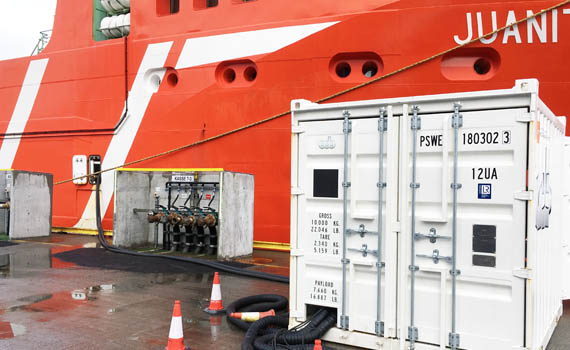 Soluções de fornecimento de energia a navios readychain