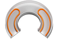 Economia de espaço com as calhas articuladas RBR