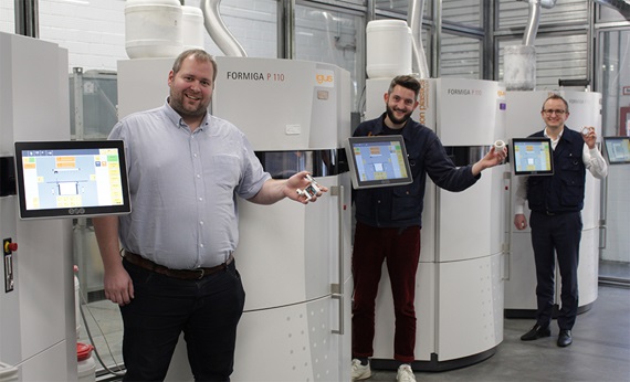 Equipa de impressão 3D da igus