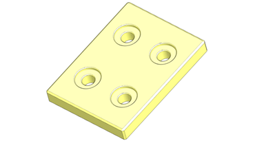 Configure online placas deslizantes em CAD