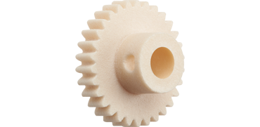 Roda dentada de dente reto impressa em 3D