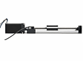 Módulo linear de baixo perfil com componentes de alumínio e plástico