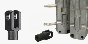 Molde em alumínio para injeção de componentes