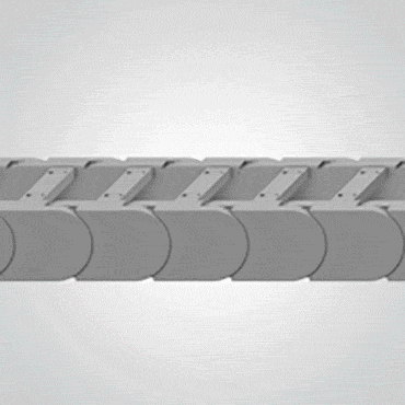 Travessas em polímero otimizadas para cabos
