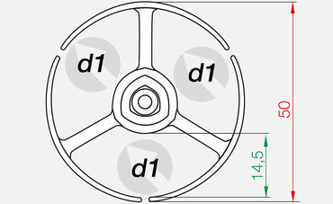 Calha articulada de escritório OCR