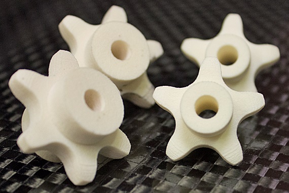 Pinhões em polímero impressos em 3D