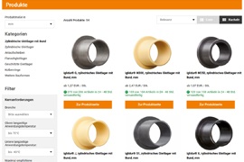 Loja online de casquilhos deslizantes iglidur®