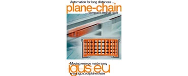 Folheto de calhas articuladas plane-chain