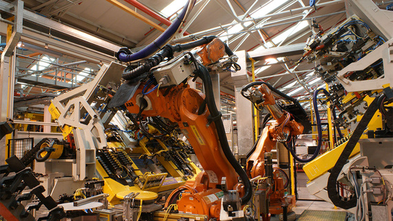 Robôs, indústria automóvel