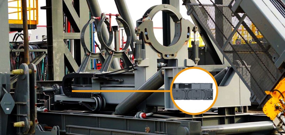 Gruas BOP com produtos igus